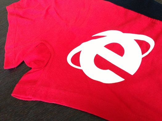 日本マイクロソフトさんにIEのパンツをいただきました！