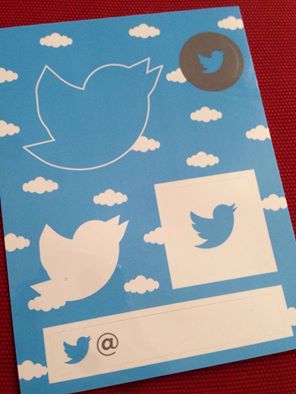 Twitterのステッカーをいただきました！